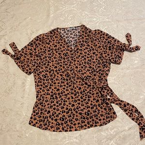 Fashion Nova Leopard Blouse